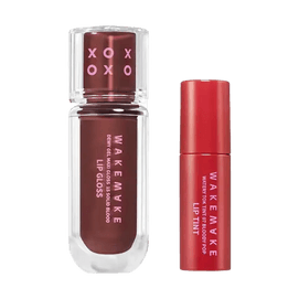 Dewy Gel Maxi Gloss, #15 SOLID BLOOD +Watery Tok Tint MINI #7 BLOODY POP【NETFLIX Squid Game: Limited Edition】