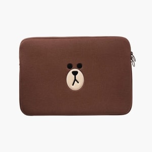 Brown Bear Tablet Case Handbag Cartoon Cute Shockproof 13.3-inch