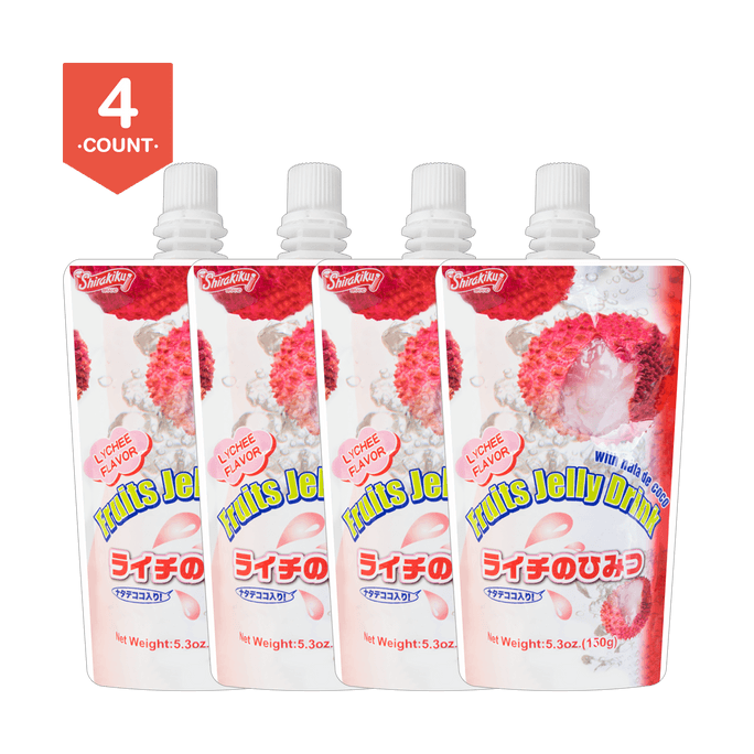 Fruits Jelly Drink Lychee Flavor 150g * 4