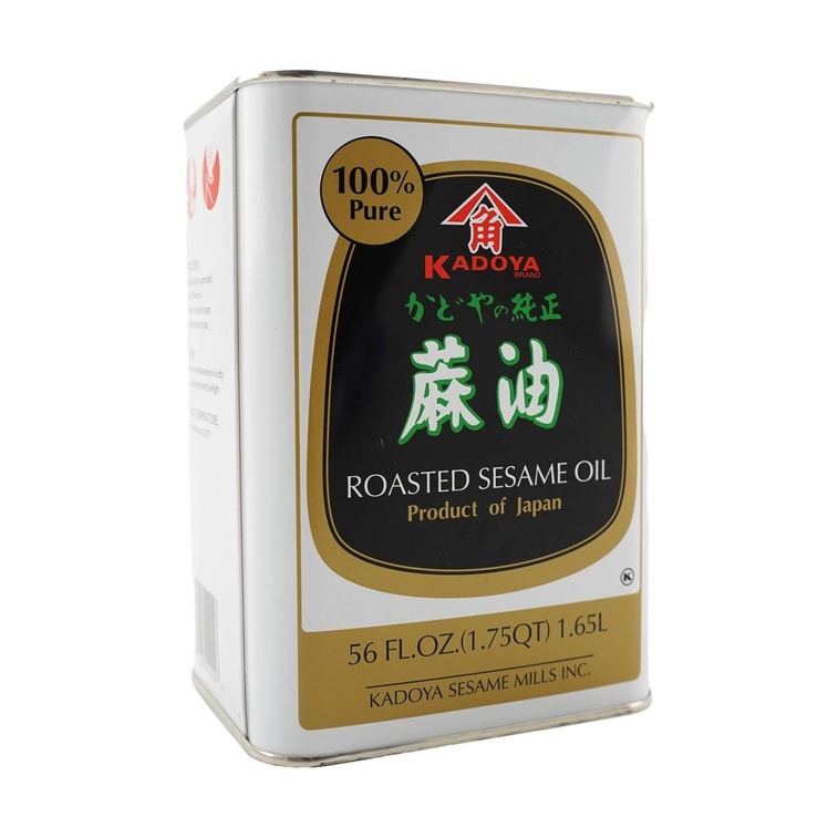 台湾KADOYA八角 纯白麻油 凉拌炒菜增香芝麻香油 1.66L 4