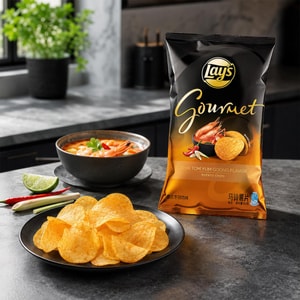 Thai Tom Yum Goong Flavored Potato Chips 3.5oz 【Gourmet Series】【Authentic Thai Flavor】