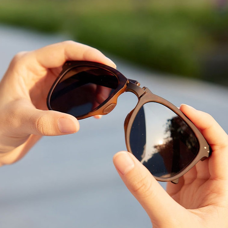 BENEUNDER蕉下 晝夜系列 超輕量可折疊太陽眼鏡 墨鏡 男女 墨色黑 12