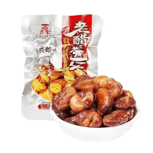 Old Vinegar Spicy Broad Beans - Zhao Lusi Recommended Snack [4 Packs Inside] Approx. 120g * 1 Bag