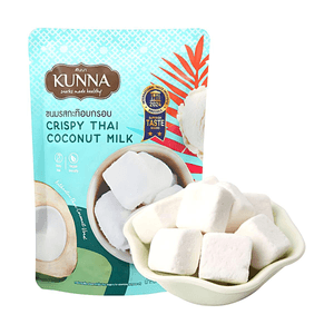 泰國KUNNA 脆皮椰奶塊 24g 【泰國原裝進口】【純正椰奶】【素食友好】