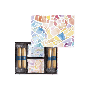 ヨクモク カラフルミニシガービスケットギフトボックス（16個入り）