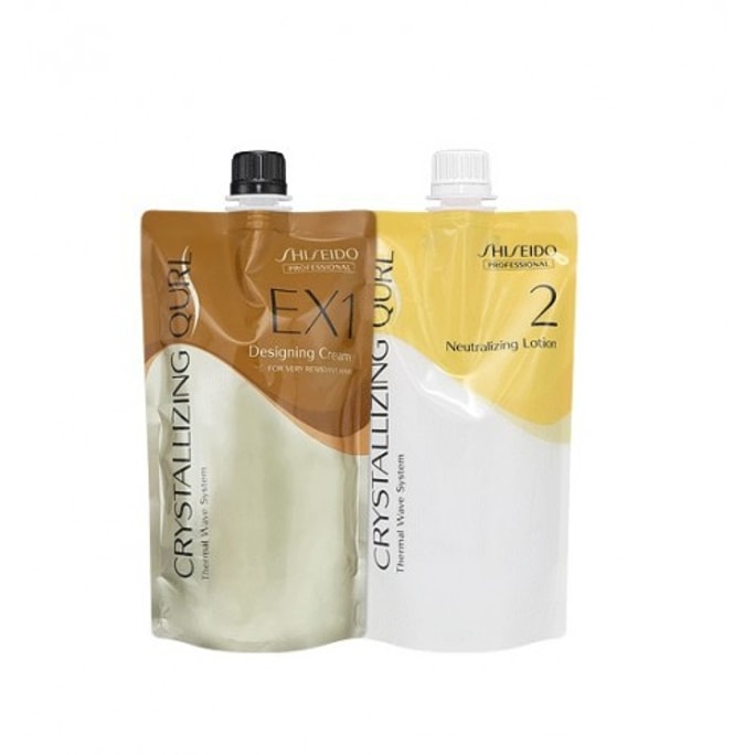 Shiseido Crystallizing Qurl EX1 + Neutralizing Lotion (For Very Resistant Hair)