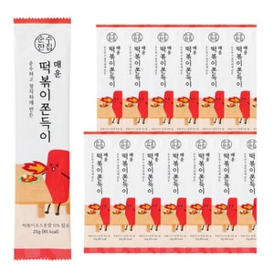 Spicy Tteokbokki Rice Snack (Chewy Konjac Snack) 375g (25g × 15 packs)