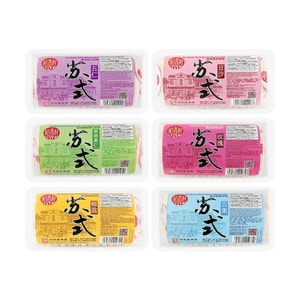Suzhou Traditional Cakes,Red Bean+Black Sesame+Spiced Salt+Rose+Mixed Nuts+Five Nuts ,10.9oz*6【6 Flavor Combo Packs】