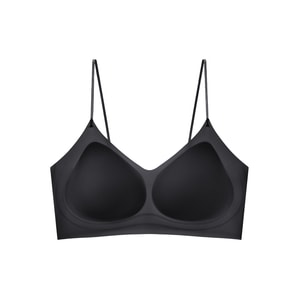 【中國直郵】 草本初色 孫怡同款 女士內衣聚攏小胸超薄無痕涼感美背山茶花香氛文胸 S (70ABC/體重70-90斤)夢境黑*1