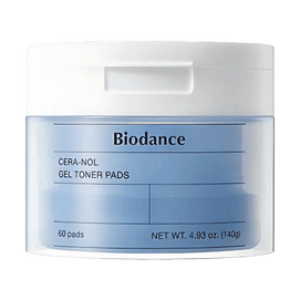 韩国BIODANCE 蓝色生物胶原蛋白冰川水凝胶爽肤棉片 100%凝胶湿敷棉片 60片 140g 深层补水 保湿镇静 强韧屏障 修红舒缓【3分钟晨敷】