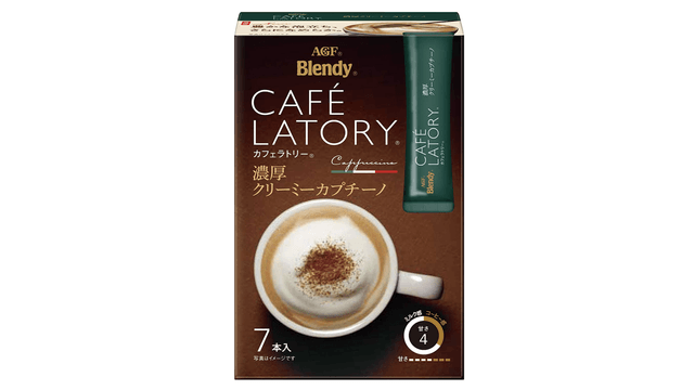 AGF Blendy Cafe Latory Rich Creamy Capuccino 7 Sticks