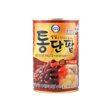 韩国SURASANG 甜品专供 罐装红豆沙 (自带拉环 无需开罐器) 467g
