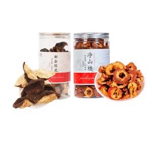 Chinese Dried Seedless Hawthorn Slices Soaked In Water And Tea Refreshing And Appetizing 200g/can