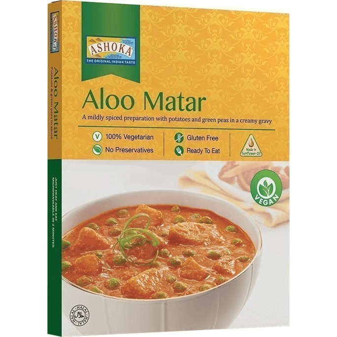 Aloo Matar (Ready To Eat), 10 oz box