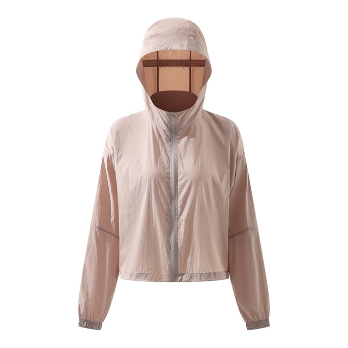 ubras Sun Protection Thinner Breezing Jacket Anti-UV Hoodies Brown L