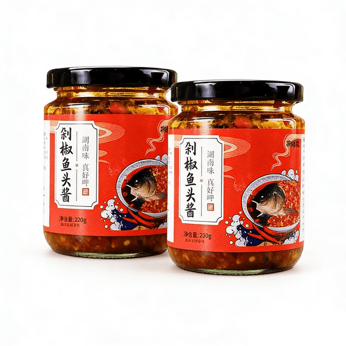 【中國直郵】 禦膳味 湖南剁椒魚頭醬香辣開胃魚頭辣椒醬 220g 下飯拌麵剁椒醬農家瓶裝家庭裝