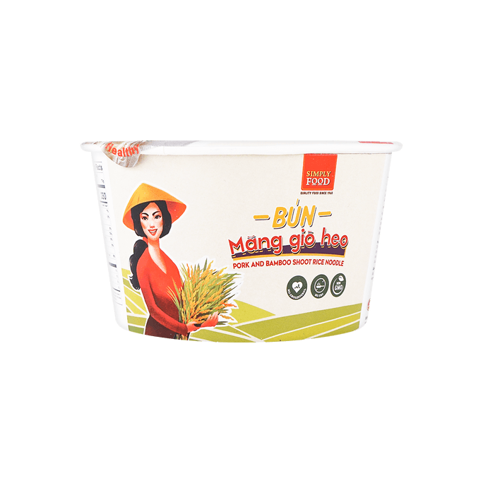 Pork Bamboo Shot Flavor Rice Noodle 70g