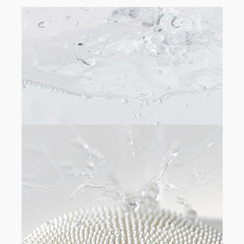 【中国直邮】 OLAYKS 洁面仪电动洗脸仪器按摩毛孔清洁充电式家用神器软毛刷 陶白色一个装