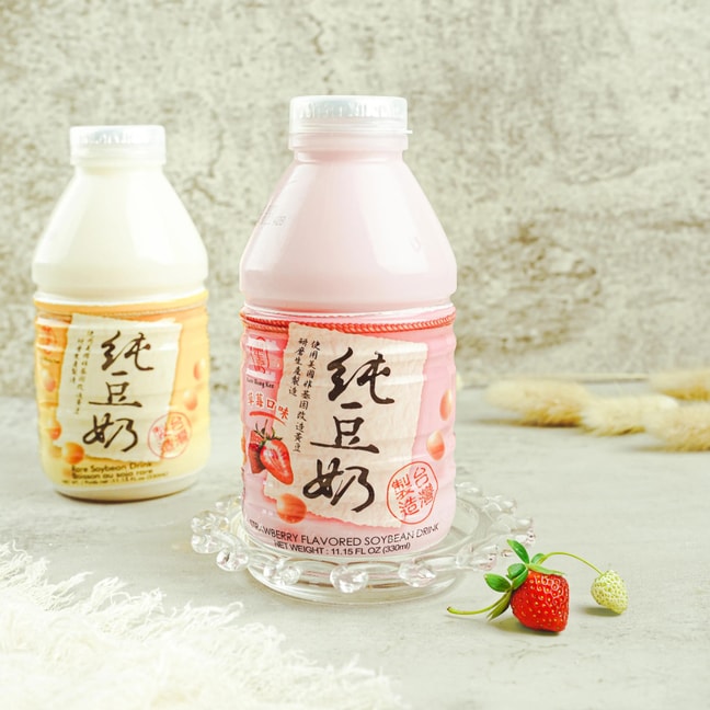 Strawberry Soy Milk,11.15 fl oz