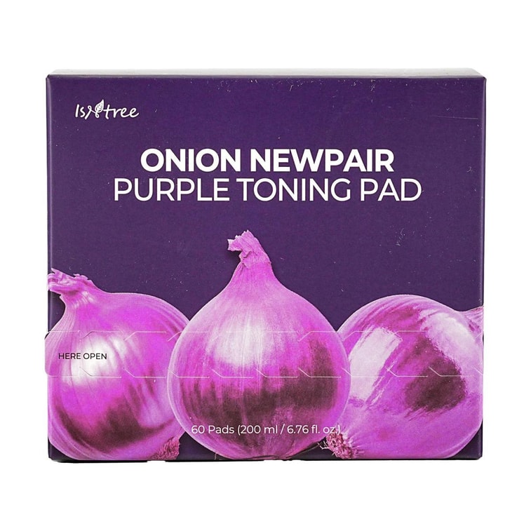 韓國ISNTREE 紫色洋蔥煥膚濕敷棉 60片 角質瑕疵護理 均勻膚色 保濕透亮 平滑細緻 溫和代謝角質 敏感肌膚適用 7