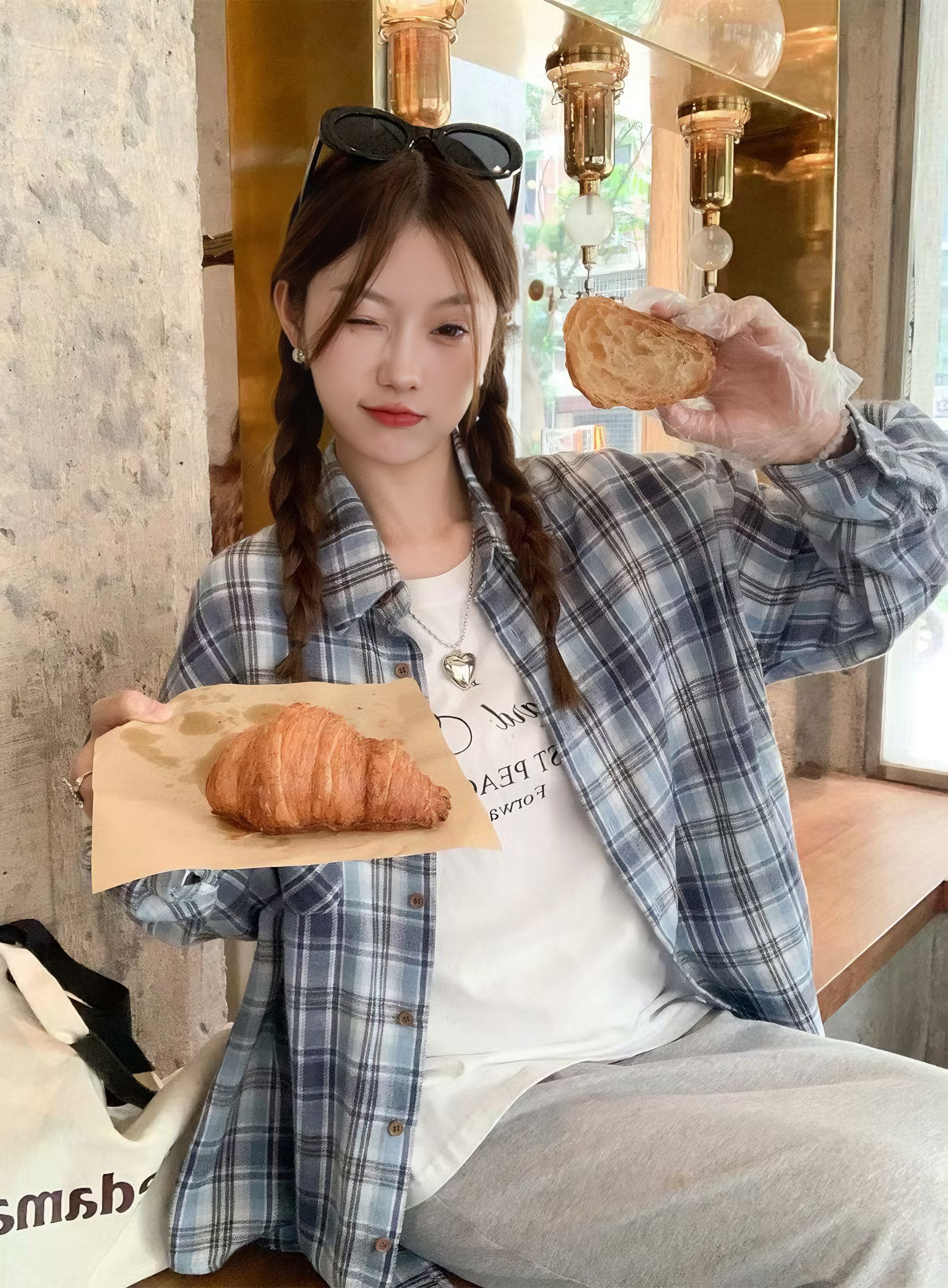 【加拿大直邮】 加拿大 SCENARIO 26春夏新款 微风叠影三件套  蓝色 S-M码 蓝色 M