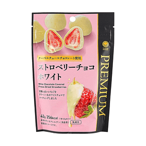 Product: Famimaru Premium Freeze-Dried Strawberry White Chocolate, 1.48 oz