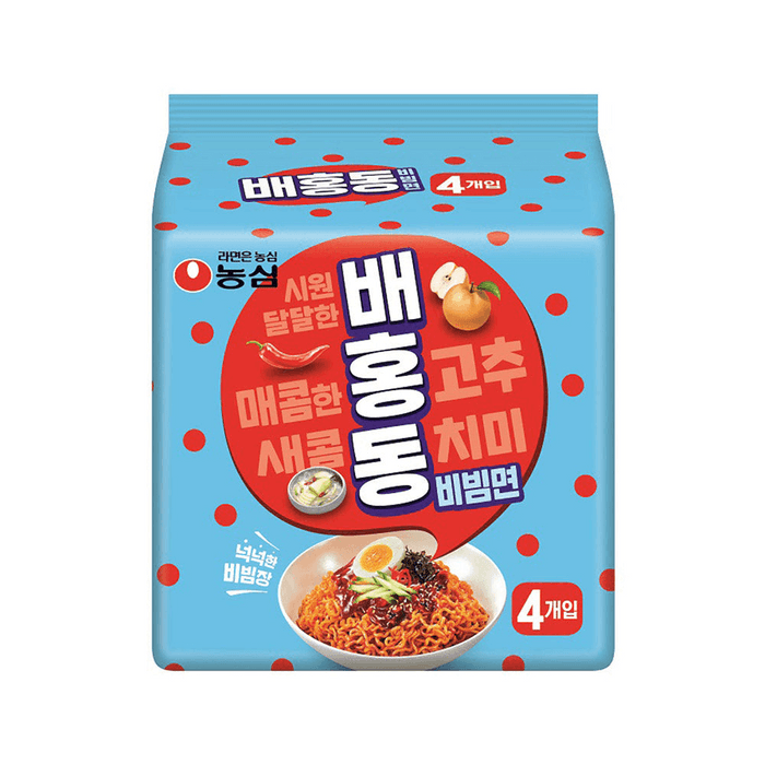 【韩国直邮】韩国NONGSHIM农心 白虹洞凉拌面137g x 4p