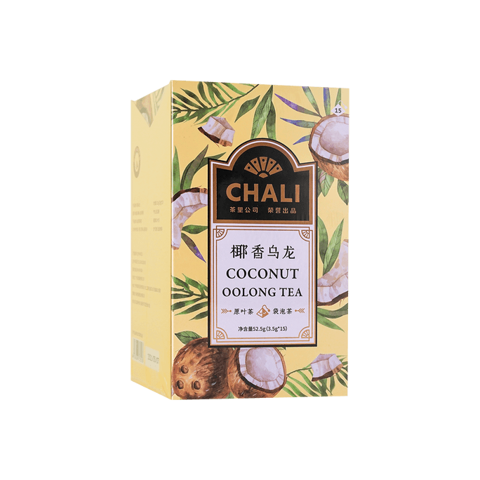 Coconut Oolong Tea - 15 Sachets, 1.85oz