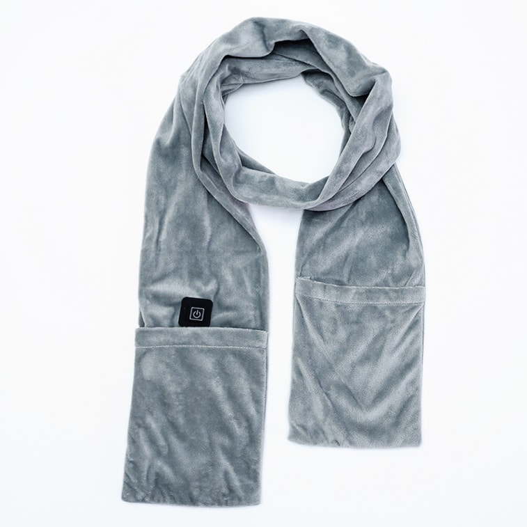 Smart Temperature Control Heated Scarf Black 1Pack 5