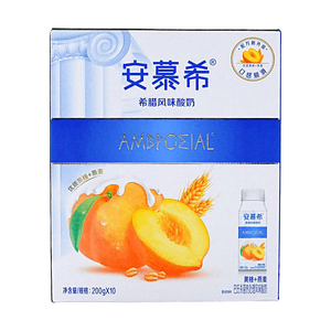 Greek Yogurt Peach Oat Flavor, 7.1 oz*10 bottles