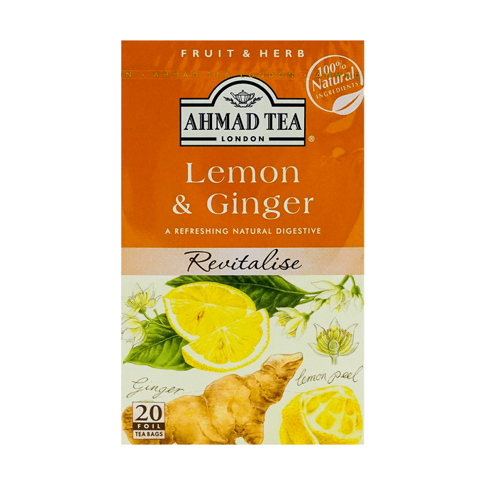 英国亚曼  柠檬姜茶 20ct