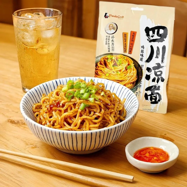 PANDA COOK 四川凉面 鸡丝味 川式凉拌面条 240g【四川饭店特别版】【原四川饭店总厨孙大力监制】