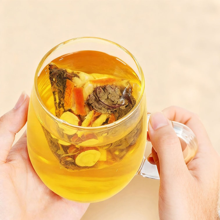 【Expédition directe du Canada】 Thé au périlla, à la réglisse et à la mandarine séchée Sifanda 100g (5g × 20 sachets) Thé à base de plantes rafraîchissant et apaisant, thé de médecine chinoise quotidien pour réguler le qi et hydrater la gorge, thé rafraîchissant essentiel pour l'indigestion et les mucosités, thé à base de plantes Sivan pour soulager la gorge, thé à infuser quotidien toute l'année 7
