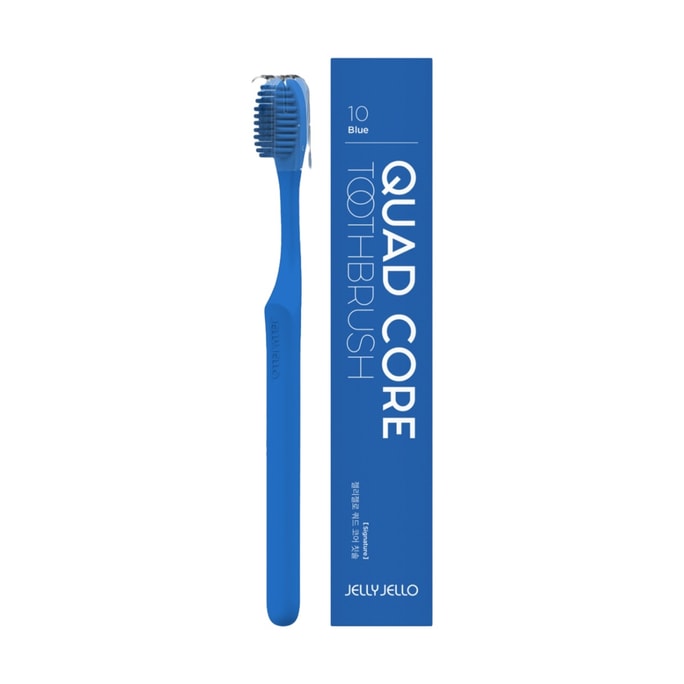 韩国 Jelly Jello 可降解环保牙刷 蓝色 1支