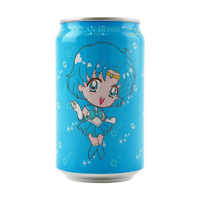 Sailor Moon Sparkling Water - Pear Flavor, 11.15fl oz