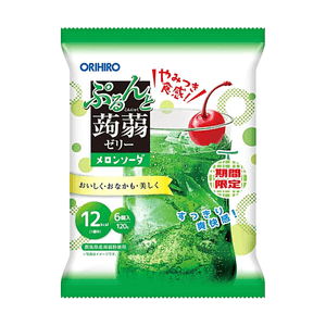 こんにゃくゼリー メロンソーダ味 6個入 【限定版】【爽やかな味】