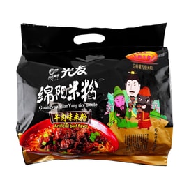 光友 非油炸 绵阳米粉 牛肉味米粉 4包入 540g