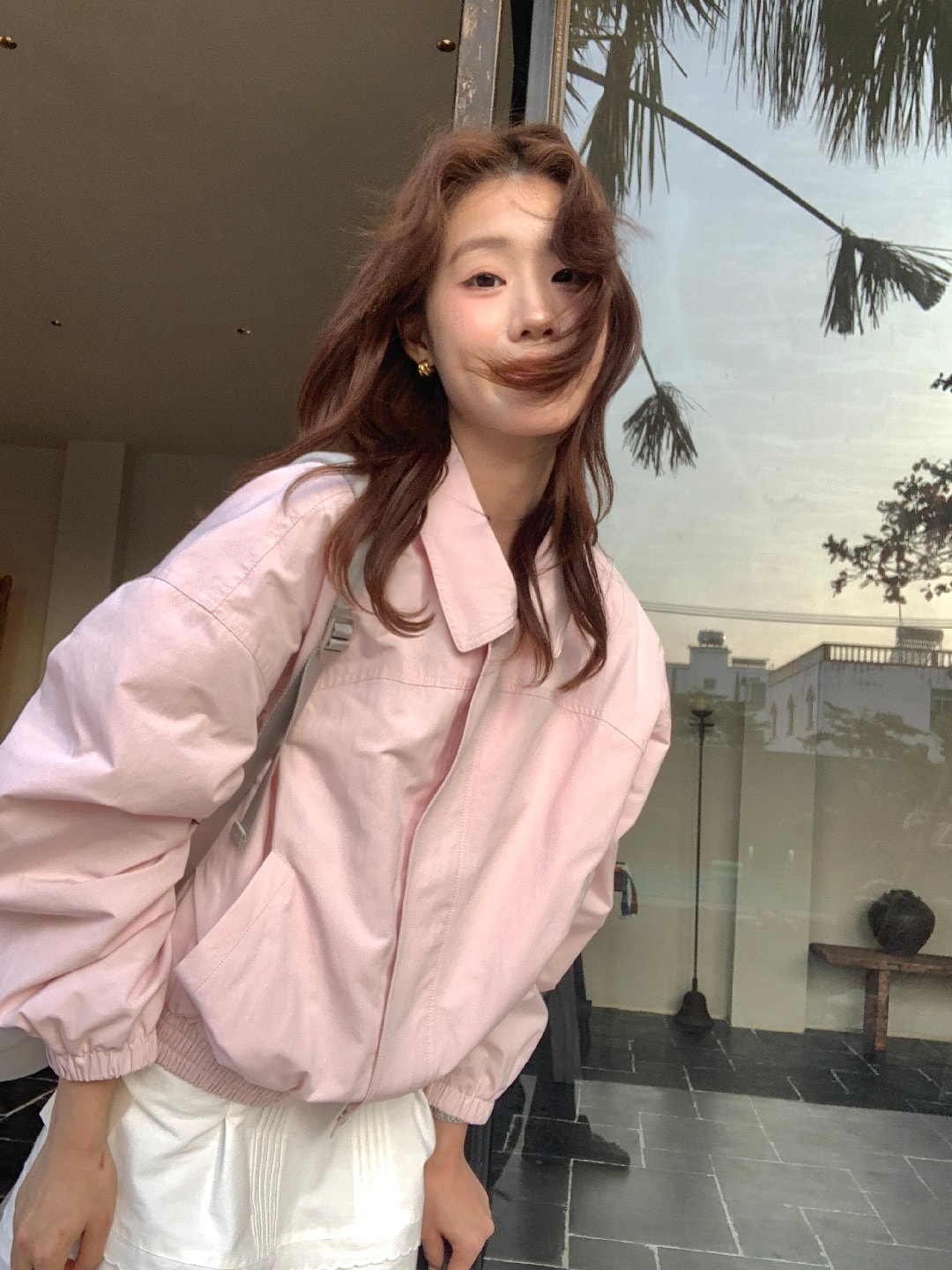 【加拿大直邮】 加拿大 SCENARIO 短款外套 柔粉微风款 粉色 均码