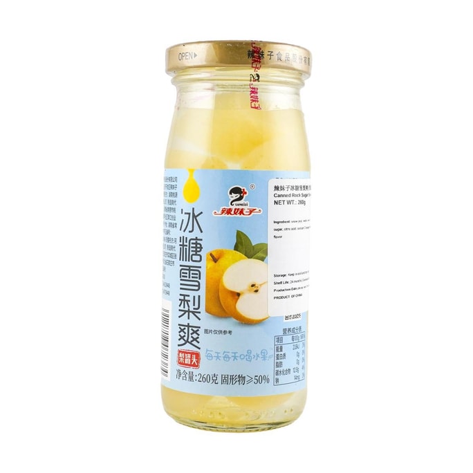 Canned Rock Sugar Snow Pear 9.17 oz