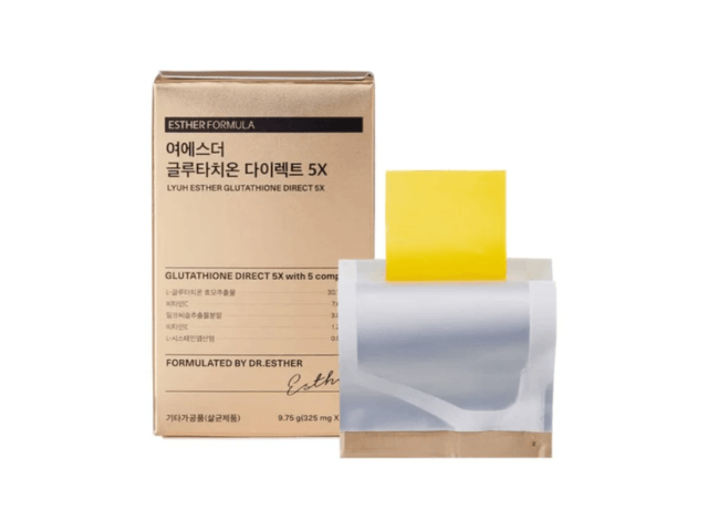 Film Comestible Esther Formula Glutathion - 30 Strips, Anti-âge, éclat De La Peau