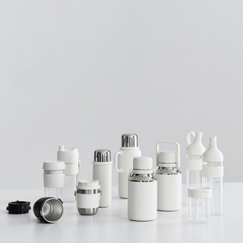 Thermos 980ml Large Capacity Water Cup 316 Stainless Steel Water Bottle One-Piece Design