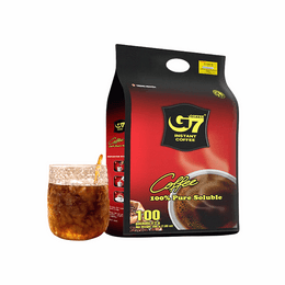 越南G7 美式 0蔗糖0脂健身黑咖啡 提神減脂 2g*100袋 原進口【減肥星人囤起來】