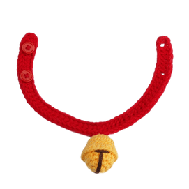 Woven Jingle Bell Dog & Cat Holiday Collar with Bell, Christmas Pet Gift/Pet Accessories