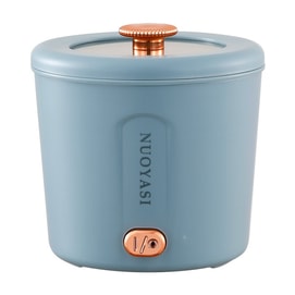 Mini Electric Cooking Pot【Suitable1-2 People】Hot Pot Luo Si Fen Duck Broth Vermicelli Soup Pot Blue