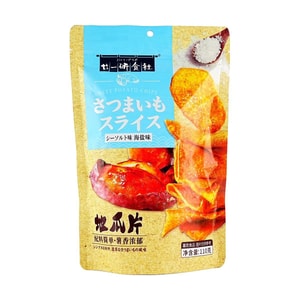 廿一研食社 海盐味地瓜片 红薯片 110g【薯香浓郁 金黄酥脆】