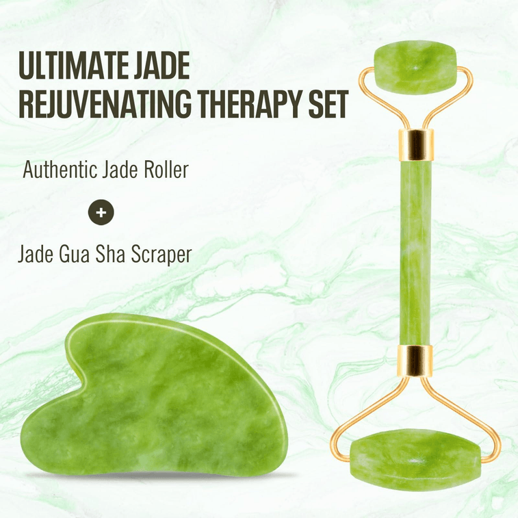 Facial Tools, Natural Anti-Aging Jade Beauty Skin-Care Tool Face Roller 1 each 3