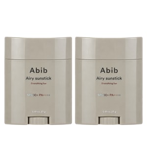 에어리 선스틱 스무딩 바, 2×23g / 0.81 Oz., SPF 50+ PA++++, 세미 매트 오일 컨트롤, 워터프루프, 백탁 현상 없음, 얼굴 및 바디 선스크린 스틱