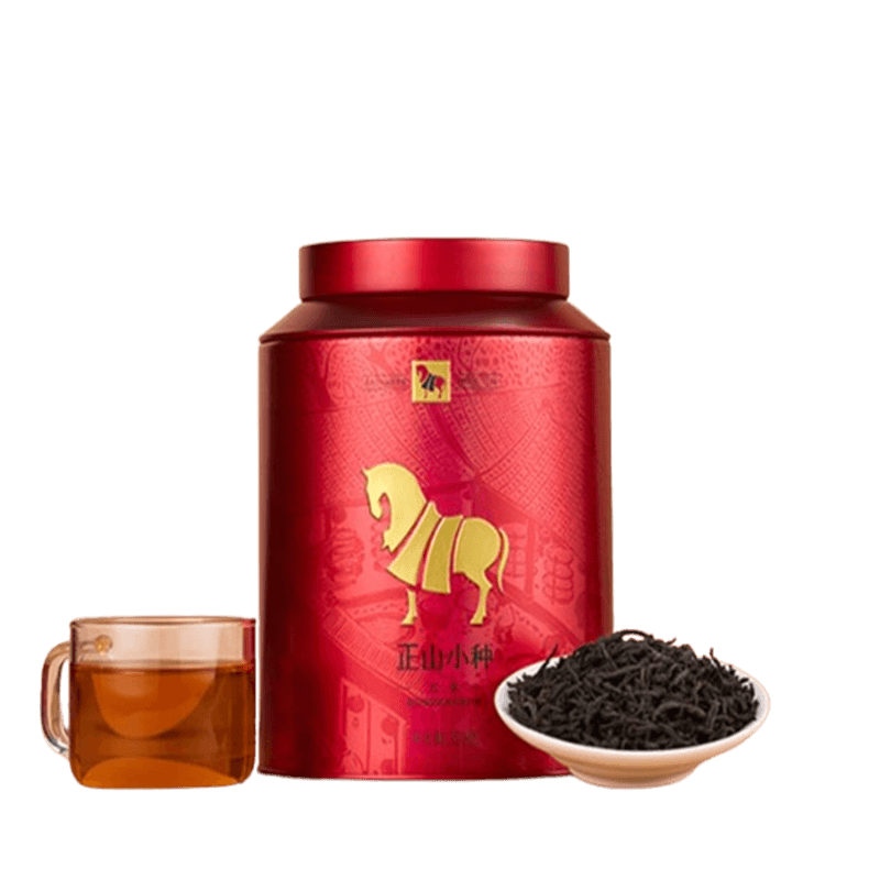 中国直邮】 八馬茶業 武夷紅茶 正山小種 食用茶 大容量 自宅用 茶葉