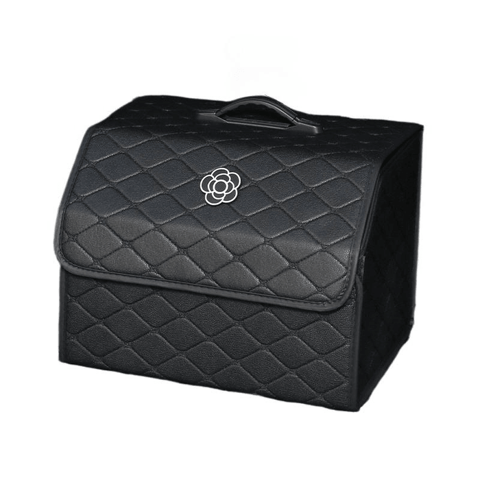 【中国直送】厳選プレミアム商品 車用トランク収納ボックス カメリアスタイル 40cm×32cm×30cm