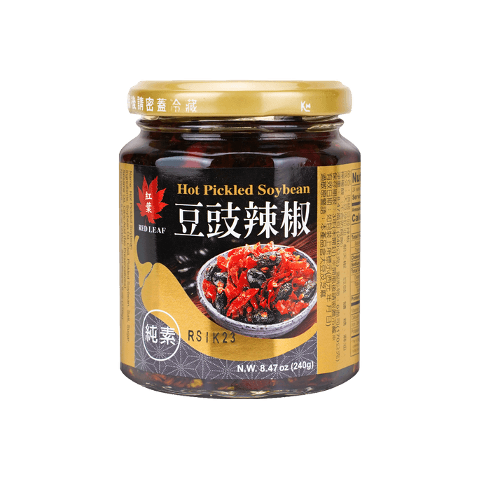 紅葉 豆豉辣椒 紅油豆瓣香辣醬 240g